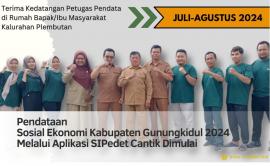 Pendataan Sosial Ekonomi Kabupaten Gunungkidul 2024 Melalui Aplikasi SIPedet Cantik Dimulai